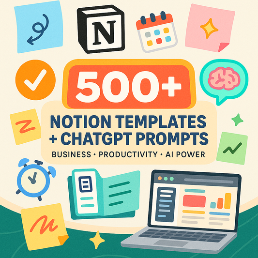 500+ Notion Systems + 500+ ChatGPT Prompts